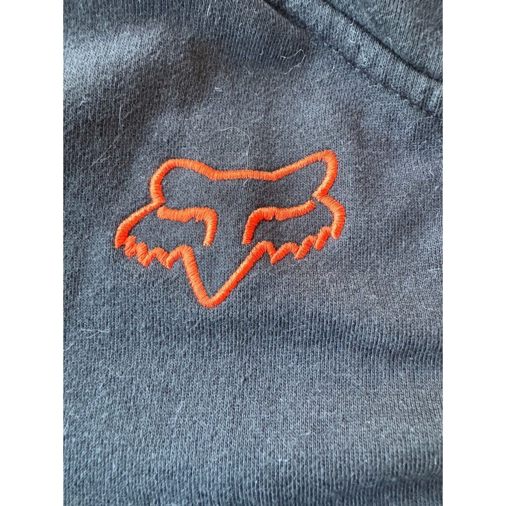 KTM PowerWear Fox Racing Hoodie Men’s Small Orange Black Zip Up Moto - Picture 3 of 5